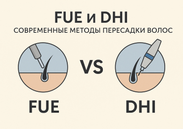 FUE и DHI - современные методы пересадки волос: что выбрать и почему