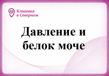 Давление и белок моче